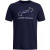 Under Armour pánske tričko GL FOUNDATION tmavo modrá biela Under Armour pánske tričko GL FOUNDATION tmavo modrá biela