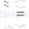 Súprava príslušenstva, obloženie kotúčovej brzdy DELPHI LX0168 Súprava príslušenstva, obloženie kotúčovej brzdy DELPHI LX0168