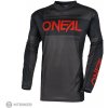 O'NEAL ELEMENT RACEWEAR dres, čierna/sivá/červená L O'NEAL ELEMENT RACEWEAR dres, čierna/sivá/červená L