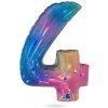 Grabo Nafukovací balónik číslo 4 dúhový 102 cm Grabo Nafukovací balónik číslo 4 dúhový 102 cm