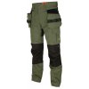 BENNON EREBOS TROUSERS BLACK / Pánske strečové pracovné nohavice do pása - zelena/čierna BENNON EREBOS TROUSERS BLACK / Pánske strečové pracovné nohavice do pása - zelena/čierna