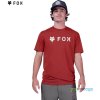 Fox tričko Absolute ss Prem tee rust, tmavá červená, L Fox tričko Absolute ss Prem tee rust, tmavá červená, L