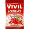 Vivil CremeLife Strawberry drops so smotanovo jahodovou príchuťou bez cukru 60 g Vivil CremeLife Strawberry drops so smotanovo jahodovou príchuťou bez cukru 60 g