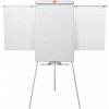 Flipchartová tabuľa, magnetický povrch, 2 pomocné ramená, NOBO Essentials, biela Flipchartová tabuľa, magnetický povrch, 2 pomocné ramená, NOBO Essentials, biela
