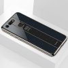 Luxusné puzdro Koojoo+ Huawei Honor View 20 čierne so zlatým rámikom