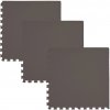 Humbi Penená podložka 180 × 60 veľké vodoodolné puzzle bezpečné 3 ks hnedá
