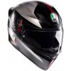 AGV prilba K-1 S Lap matt black/grey/red - 2XL AGV prilba K-1 S Lap matt black/grey/red - 2XL