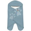 Zavinovačka Babynomade® Double Fleece Beaba Baltic Blue White dvojvrstvová extra teplá modrá od 0-6 mes Zavinovačka Babynomade® Double Fleece Beaba Baltic Blue White dvojvrstvová extra teplá modrá od 0-6 mes