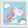 Diamond Dotz: Dúhový jednorožec diamantová mozaika sada, 10x10 cm Diamond Dotz: Dúhový jednorožec diamantová mozaika sada, 10x10 cm