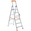 Hliníkové schodíky Manutan Expert s držiakom, 6 stupňov Hliníkové schodíky Manutan Expert s držiakom, 6 stupňov