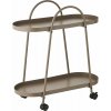 Kovový servírovací stolík na kolieskach 27,5x60 cm Empoli – House Nordic