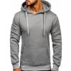 Šedá pánska mikina s kapucňou Bolf 2009 Šedá pánska mikina s kapucňou Bolf 2009
