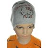 Detská čiapka Hello Kitty - kamienky Farba: Čierna, Veľkosť: 52 Detská čiapka Hello Kitty - kamienky Farba: Čierna, Veľkosť: 52