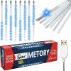 DAŽĎ METEOROV CENCÚLE METEORY LED padajúce USB vonkajšie IP44 modré DAŽĎ METEOROV CENCÚLE METEORY LED padajúce USB vonkajšie IP44 modré