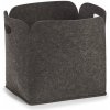 Zeller Plstěná nádoba koš šedá 36 x 28 x 36 cm Zeller Plstěná nádoba koš šedá 36 x 28 x 36 cm