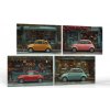 Autá Fiat F500 |Zvýhodnená sada 4 obrazov Rozmery obdĺžnik: 50x75 Autá Fiat F500 |Zvýhodnená sada 4 obrazov Rozmery obdĺžnik: 50x75