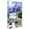 Vertikálny foto obraz sklenený Morské oko Tatry 50x100 cm Vertikálny foto obraz sklenený Morské oko Tatry 50x100 cm