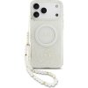 Guess IML Flowers Allover Strap MagSafe Zadný Kryt pre iPhone 17 Pro Max White