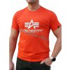 Alpha Industries Basic T-Shirt Atomic red tričko pánske červené