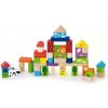 Drevené kocky pre deti Viga Farma 50 dielov multicolor Drevené kocky pre deti Viga Farma 50 dielov multicolor