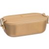 Obedár s bambusovým viečkom, 750 ml, hnedá Beige Obedár s bambusovým viečkom, 750 ml, hnedá Beige