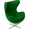 Nábytek PEGAS Křeslo Vejce zelený kašmír 20 Premium Nábytek PEGAS Křeslo Vejce zelený kašmír 20 Premium