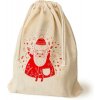 Vrecko na Mikulášske darčeky 30x45 cm ECRU 145g SVÄTÝ MIKULÁŠ DARČEK Vrecko na Mikulášske darčeky 30x45 cm ECRU 145g SVÄTÝ MIKULÁŠ DARČEK