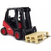 Detské makety strojov Vysokozdvižný vozík Linde s dvoma paletami Detské makety strojov Vysokozdvižný vozík Linde s dvoma paletami