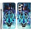 Puzdro na Samsung Galaxy S23 Plus Tiger modré Puzdro na Samsung Galaxy S23 Plus Tiger modré