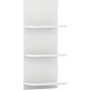 Nástenný regál Möbelpartner Palermo biela 30,3 x 70,2 x 17,45 cm Nástenný regál Möbelpartner Palermo biela 30,3 x 70,2 x 17,45 cm