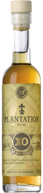 Plantation XO 20th Anniversary 40% 0,1 l (čistá fľaša)