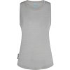 Icebreaker Women Merino 125 Cool-Lite Sphere III Tank svetlosivá Icebreaker Women Merino 125 Cool-Lite Sphere III Tank svetlosivá