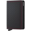 Kožená peňaženka SECRID Slimwallet Perforated Black Red čierna s červenými detailmi Kožená peňaženka SECRID Slimwallet Perforated Black Red čierna s červenými detailmi