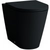 LAUFEN Kartell samostatne stojace WC Rimless ku stene, s hlbokým splachovaním, 370 x 560 mm, matná čierna, H8233377160001 LAUFEN Kartell samostatne stojace WC Rimless ku stene, s hlbokým splachovaním, 370 x 560 mm, matná čierna, H8233377160001