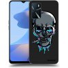 Picasee silikónový čierny obal pre OPPO A16 - EARTH - Lebka 3.0 Picasee silikónový čierny obal pre OPPO A16 - EARTH - Lebka 3.0