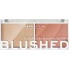 Revolution Relove Colour Play Blushed Duo Blush & Highlighter paletka s rozjasňovačem a tvářenkou Sweet 5,8 g Revolution Relove Colour Play Blushed Duo Blush & Highlighter paletka s rozjasňovačem a tvářenkou Sweet 5,8 g