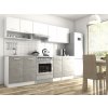 FalcoNabytek Kuchaňská linka Luigi II 180/240 bílá/beton FalcoNabytek Kuchaňská linka Luigi II 180/240 bílá/beton