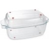 TESCOMA Pekáč s poklopom GrandCHEF 40 x 26 cm, sklenený