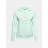 Under Armour Dámska mikina Rival Fleece Metallic Hoodie Modrá SM Under Armour Dámska mikina Rival Fleece Metallic Hoodie Modrá SM