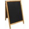 Nabídková stojanová tabuľa WOODY SANDWICH teak 85 x 55 cm SBDW-TE-85 Nabídková stojanová tabuľa WOODY SANDWICH teak 85 x 55 cm SBDW-TE-85