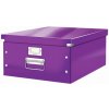 LEITZ Univerzálna krabica Click&Store, veľkosť L (A3), purpurová LEITZ Univerzálna krabica Click&Store, veľkosť L (A3), purpurová