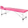 ActivFizjo Skladací masérsky stôl hliníkový Komfort 2 segmentový ružový ActivFizjo Skladací masérsky stôl hliníkový Komfort 2 segmentový ružový