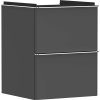 HANSGROHE Xelu Q závesná skrinka pod umývadlo, 2 zásuvky, 480 x 475 x 605 mm, diamantová matná sivá, rukoväť chróm, 54020000 HANSGROHE Xelu Q závesná skrinka pod umývadlo, 2 zásuvky, 480 x 475 x 605 mm, diamantová matná sivá, rukoväť chróm, 54020000