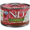 Konzerva N&D Quinoa Dog Skin&Coat Venison 140g Konzerva N&D Quinoa Dog Skin&Coat Venison 140g