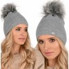 Fashionweek Dámska zimná čiapka s brmbolcom ZIZI15/A13 Farba: Šedá, Veľkosť: Universal Fashionweek Dámska zimná čiapka s brmbolcom ZIZI15/A13 Farba: Šedá, Veľkosť: Universal