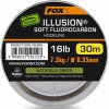 Fox Fluorocarbon Edges Illusion Soft Hooklink Naturals Green 30 m 0,35 mm 7,3 kg
