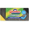 Spontex Tvarovaná hubka na riad, žltá 3 ks