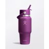 Hydro Flask Wide Mouth Travel Bottle with Flex Straw Cap 24 oz 710 ml