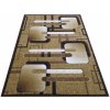Najkoberce BCF Alfa 16 hnedý 40x60 cm Najkoberce BCF Alfa 16 hnedý 40x60 cm