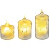 Sviečky MagicHome LED teplá biela 3 ks Sviečky MagicHome LED teplá biela 3 ks